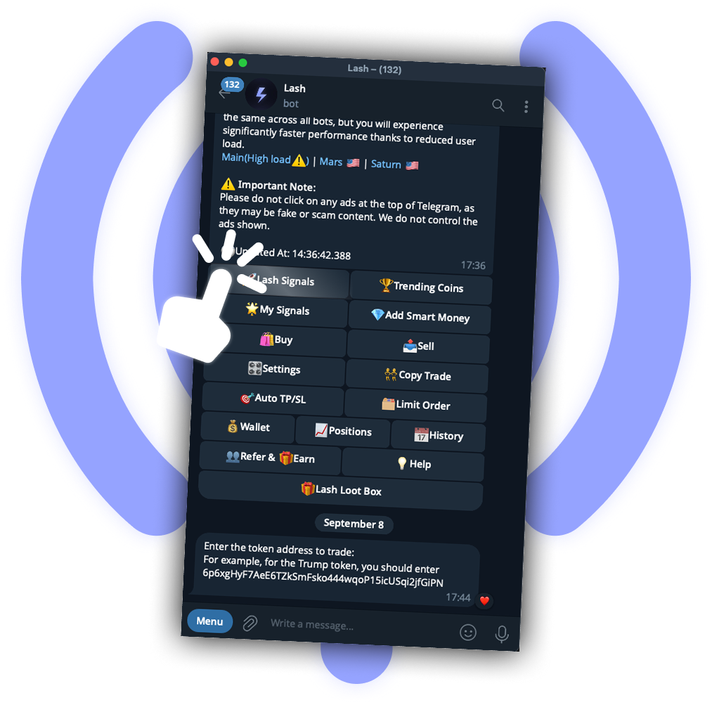 Lash Automated Trading Setup